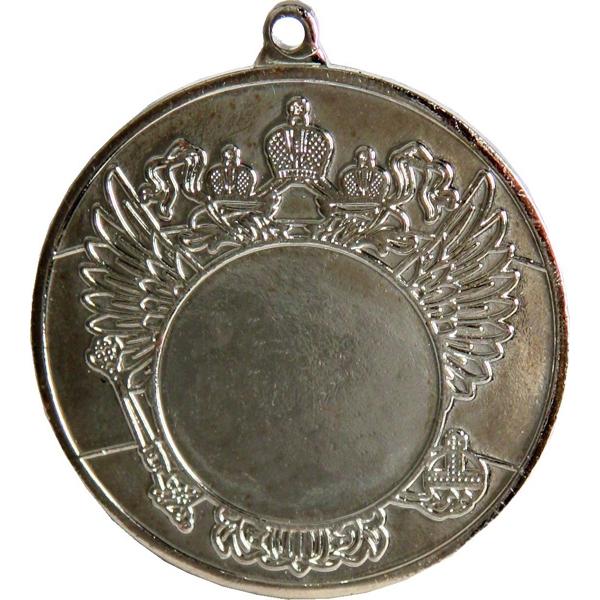 Медаль №89 (Диаметр 50 мм, металл, цвет серебро. Место для вставок: лицевая диаметр 25 мм, обратная сторона диаметр 46 мм)