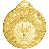 Медаль №2246 (Диаметр 50 мм, металл, цвет золото. Место для вставок: лицевая диаметр 25 мм, обратная сторона диаметр 45 мм)