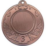 Медаль №180 (3 место, диаметр 50 мм, металл, цвет бронза. Место для вставок: лицевая диаметр 25 мм, обратная сторона диаметр 45 мм)