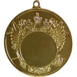 Медаль №89 (Диаметр 50 мм, металл, цвет золото. Место для вставок: лицевая диаметр 25 мм, обратная сторона диаметр 46 мм)