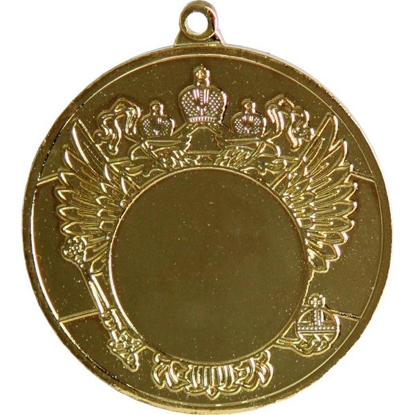 Медаль №89 (Диаметр 50 мм, металл, цвет золото. Место для вставок: лицевая диаметр 25 мм, обратная сторона диаметр 46 мм)
