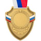 Медаль Универсальная - Звезда - Триколор / Металл / Золото