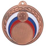 Медаль №196 (Диаметр 50 мм, металл, цвет бронза. Место для вставок: лицевая диаметр 25 мм, обратная сторона диаметр 45 мм)