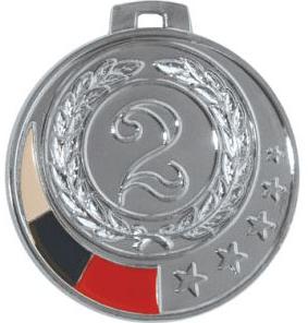 Медаль №164 (2 место, диаметр 50 мм, металл, цвет серебро. Место для вставок: обратная сторона диаметр 47 мм)