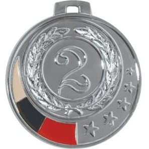 Медаль №164 (2 место, диаметр 50 мм, металл, цвет серебро. Место для вставок: обратная сторона диаметр 47 мм)