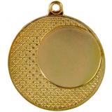 Медаль №62 (Диаметр 40 мм, металл, цвет золото. Место для вставок: лицевая диаметр 25 мм, обратная сторона диаметр 36 мм)