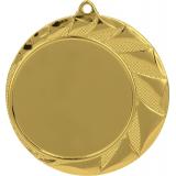 Медаль №846 (Диаметр 70 мм, металл, цвет золото. Место для вставок: лицевая диаметр 50 мм, обратная сторона диаметр 65 мм)