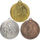 Комплект из трёх медалей №1193 (Волейбол, диаметр 70 мм, металл. Место для вставок: обратная сторона диаметр 65 мм)