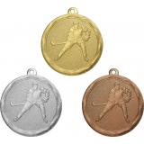 Комплект из трёх медалей №1273 (Хоккей, диаметр 50 мм, металл. Место для вставок: обратная сторона диаметр 45 мм)