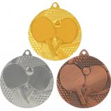 Комплект из трёх медалей №172 (Настольный теннис, диаметр 50 мм, металл. Место для вставок: обратная сторона диаметр 45 мм)