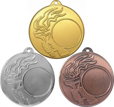 Комплект из трёх медалей №189 (Диаметр 50 мм, металл. Место для вставок: лицевая диаметр 25 мм, обратная сторона диаметр 45 мм)