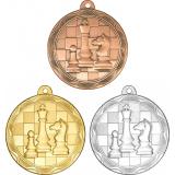 Комплект из трёх медалей MN2420 (Шахматы, диаметр 50 мм)