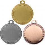 Комплект из трёх медалей №25 (Диаметр 32 мм, металл. Место для вставок: лицевая диаметр 25 мм, обратная сторона диаметр 26 мм)