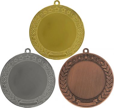 Комплект из трёх медалей №3648 (, диаметр 1 мм. Место для вставок: лицевая диаметр 50 мм, обратная сторона диаметр 65 мм)
