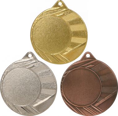 Комплект из трёх медалей №855 (Диаметр 40 мм, металл. Место для вставок: лицевая диаметр 25 мм, обратная сторона диаметр 36 мм)