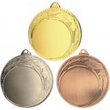 Комплект из трёх медалей №892 (Диаметр 70 мм, металл. Место для вставок: лицевая диаметр 50 мм, обратная сторона диаметр 65 мм)