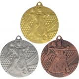 Комплект из трёх медалей №931 (Танцы, диаметр 50 мм, металл. Место для вставок: обратная сторона диаметр 45 мм)