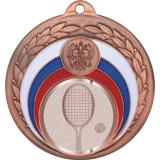 Медаль №1001-196 (Большой теннис, диаметр 50 мм (Медаль цвет бронза плюс жетон для вклейки) Место для вставок: обратная сторона диаметр 45 мм)