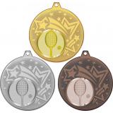 Комплект из трёх медалей MN27 (Теннис большой, диаметр 45 мм (Три медали плюс три жетона VN1001))