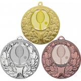 Комплект медалей №1001-192 (Большой теннис, диаметр 50 мм (Три медали плюс три жетона для вклейки) Место для вставок: обратная сторона диаметр 45 мм)