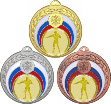 Комплект медалей №1019-196 (Судейство, диаметр 50 мм (Три медали плюс три жетона для вклейки) Место для вставок: обратная сторона диаметр 45 мм)