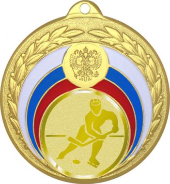 Медаль MN118 (Хоккей, диаметр 50 мм (Медаль плюс жетон VN1043))