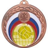 Медаль №1051-196 (Волейбол, диаметр 50 мм (Медаль цвет бронза плюс жетон для вклейки) Место для вставок: обратная сторона диаметр 45 мм)