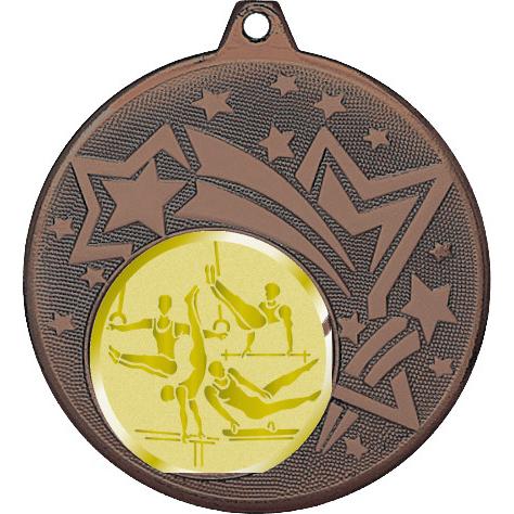 Медаль №1063-1274 (Лёгкая атлетика, диаметр 45 мм (Медаль цвет бронза плюс жетон для вклейки) Место для вставок: обратная сторона диаметр 40 мм)