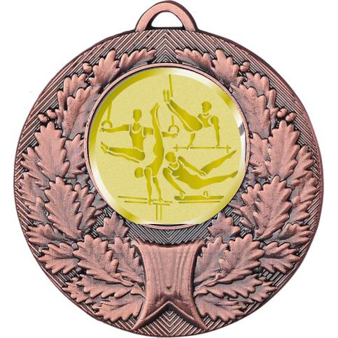 Медаль №1063-192 (Легкая атлетика, диаметр 50 мм (Медаль цвет бронза плюс жетон для вклейки) Место для вставок: обратная сторона диаметр 45 мм)