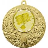 Медаль №1068-192 (Образование, диаметр 50 мм (Медаль цвет золото плюс жетон для вклейки) Место для вставок: обратная сторона диаметр 45 мм)