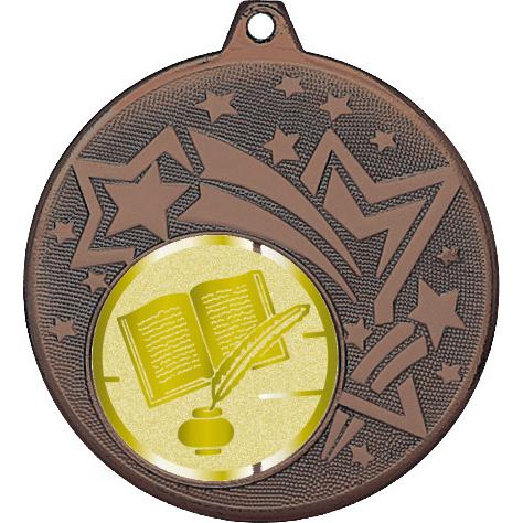 Медаль №1068-1274 (Образование, диаметр 45 мм (Медаль цвет бронза плюс жетон для вклейки) Место для вставок: обратная сторона диаметр 40 мм)