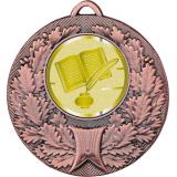 Медаль №1068-192 (Образование, диаметр 50 мм (Медаль цвет бронза плюс жетон для вклейки) Место для вставок: обратная сторона диаметр 45 мм)