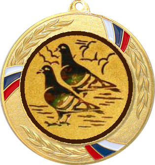 Медаль №1151-1285 (Животноводство, диаметр 70 мм (Медаль цвет золото плюс жетон для вклейки) Место для вставок: обратная сторона диаметр 60 мм)