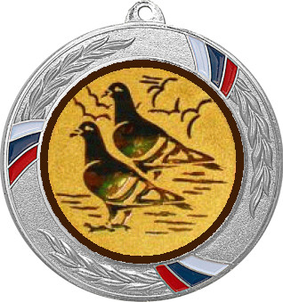 Медаль №1151-1285 (Животноводство, диаметр 70 мм (Медаль цвет серебро плюс жетон для вклейки) Место для вставок: обратная сторона диаметр 60 мм)