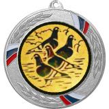 Медаль №1152-1285 (Животноводство, диаметр 70 мм (Медаль цвет серебро плюс жетон для вклейки) Место для вставок: обратная сторона диаметр 60 мм)