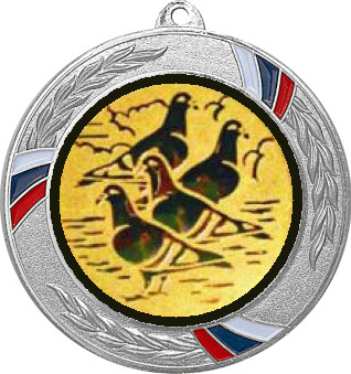 Медаль №1152-1285 (Животноводство, диаметр 70 мм (Медаль цвет серебро плюс жетон для вклейки) Место для вставок: обратная сторона диаметр 60 мм)