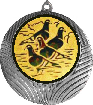 Медаль №1152-1302 (Животноводство, диаметр 56 мм (Медаль цвет серебро плюс жетон для вклейки) Место для вставок: обратная сторона диаметр 50 мм)