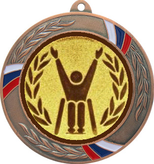 Медаль №1184-1285 (Параолимпийский спорт, диаметр 70 мм (Медаль цвет бронза плюс жетон для вклейки) Место для вставок: обратная сторона диаметр 60 мм)