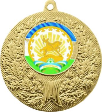Медаль №1195-192 (Гербы регионов, диаметр 50 мм (Медаль цвет золото плюс жетон для вклейки) Место для вставок: обратная сторона диаметр 45 мм)