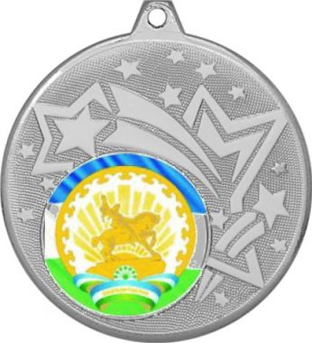 Медаль №1195-1274 (Гербы регионов, диаметр 45 мм (Медаль цвет серебро плюс жетон для вклейки) Место для вставок: обратная сторона диаметр 40 мм)