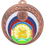 Медаль №1195-196 (Гербы регионов, диаметр 50 мм (Медаль цвет бронза плюс жетон для вклейки) Место для вставок: обратная сторона диаметр 45 мм)