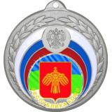 Медаль №1196-196 (Гербы регионов, диаметр 50 мм (Медаль цвет серебро плюс жетон для вклейки) Место для вставок: обратная сторона диаметр 45 мм)