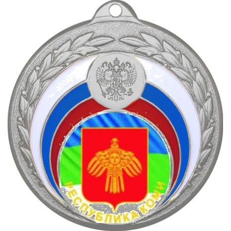 Медаль №1196-196 (Гербы регионов, диаметр 50 мм (Медаль цвет серебро плюс жетон для вклейки) Место для вставок: обратная сторона диаметр 45 мм)