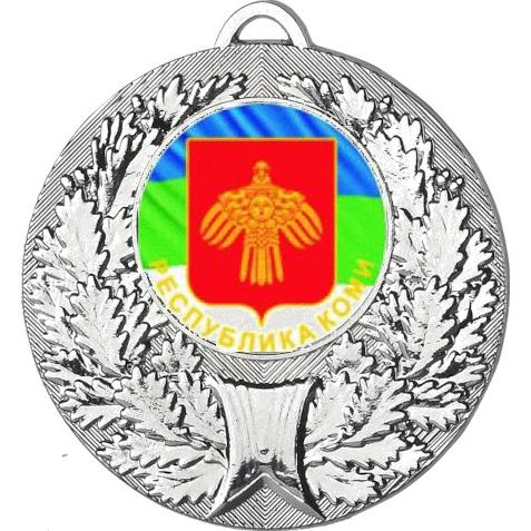 Медаль №1196-192 (Гербы регионов, диаметр 50 мм (Медаль цвет серебро плюс жетон для вклейки) Место для вставок: обратная сторона диаметр 45 мм)