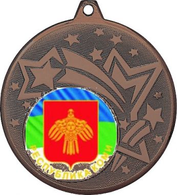 Медаль №1196-1274 (Гербы регионов, диаметр 45 мм (Медаль цвет бронза плюс жетон для вклейки) Место для вставок: обратная сторона диаметр 40 мм)