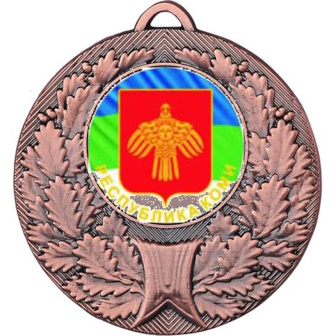 Медаль №1196-192 (Гербы регионов, диаметр 50 мм (Медаль цвет бронза плюс жетон для вклейки) Место для вставок: обратная сторона диаметр 45 мм)