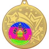 Медаль №1197-1274 (Гербы регионов, диаметр 45 мм (Медаль цвет золото плюс жетон для вклейки) Место для вставок: обратная сторона диаметр 40 мм)