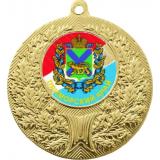 Медаль №1199-192 (Гербы регионов, диаметр 50 мм (Медаль цвет золото плюс жетон для вклейки) Место для вставок: обратная сторона диаметр 45 мм)