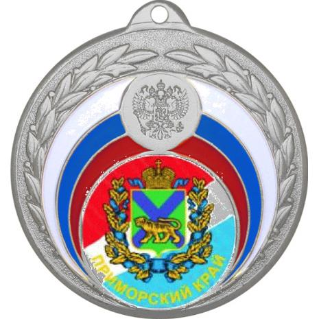 Медаль №1199-196 (Гербы регионов, диаметр 50 мм (Медаль цвет серебро плюс жетон для вклейки) Место для вставок: обратная сторона диаметр 45 мм)