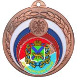 Медаль №1199-196 (Гербы регионов, диаметр 50 мм (Медаль цвет бронза плюс жетон для вклейки) Место для вставок: обратная сторона диаметр 45 мм)